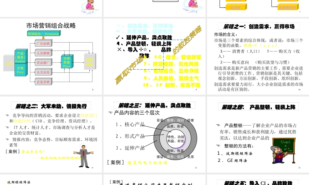 《赢取市场的致胜策略》(PPT37)
