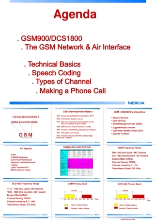 【网络工程】Nokia-GSM原理介绍