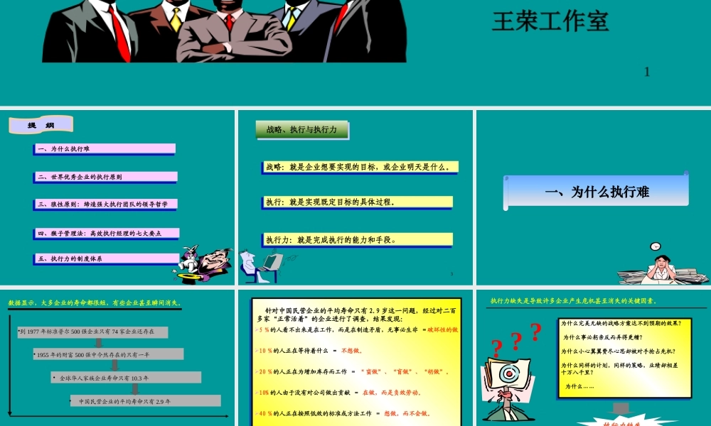 《赢在执行》的管理法则