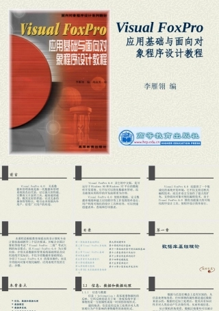 《应用基础与面向对象程序设计教程》书籍