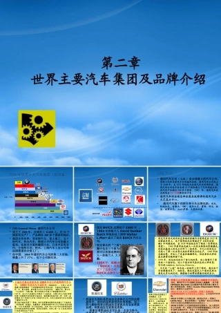 世界主要汽车集团及品牌介绍(PPT 95页)