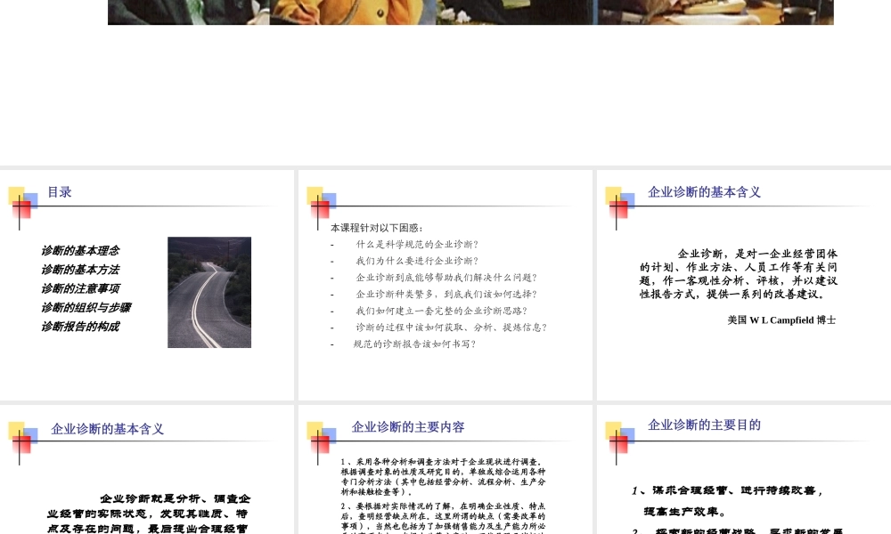 《有效企业诊断的操作实务》