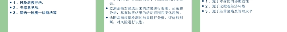 【西南财大课件商业银行管理】第9章、风险管理