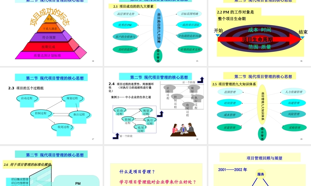 【项目经理管理制度】-经理人的项目管理与企业执行