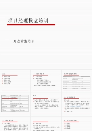 【项目经理培训】-项目经理操盘培训