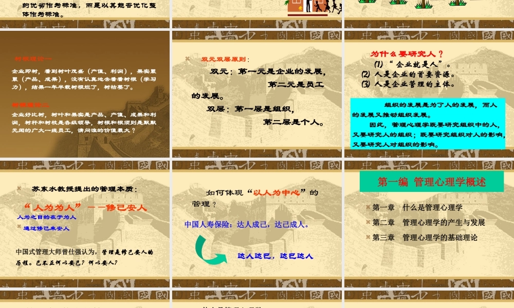 【心理学课件】什么是管理心理学