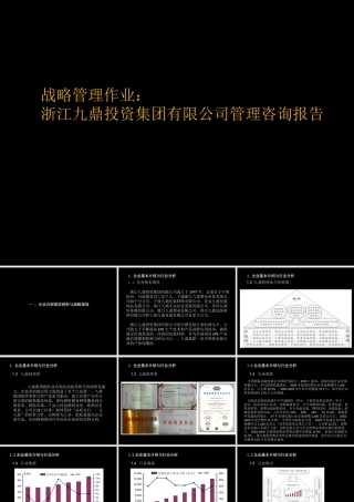 《战略管理》案例分析九鼎