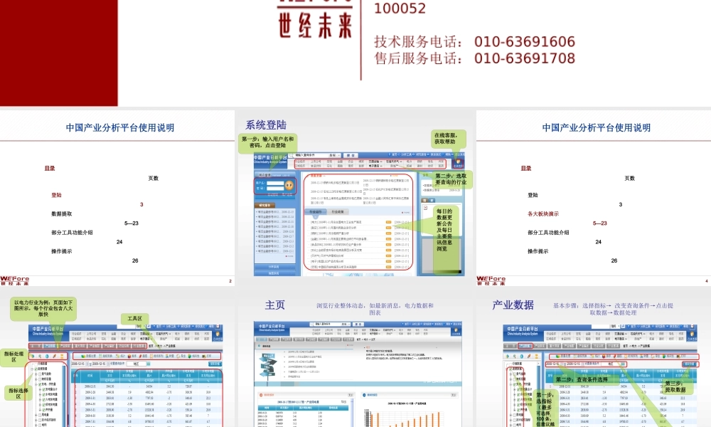 世经分析行业平台使用说明