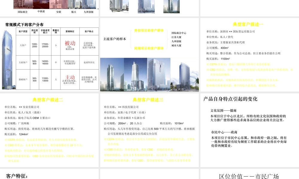 世联 深圳诺德中心策划报告1