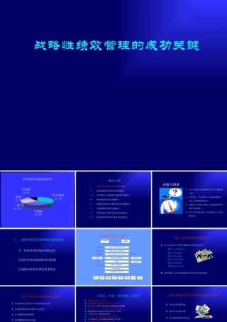 《战略性绩效管理的成功关键》