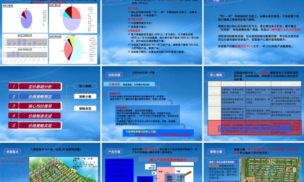 世联_安徽淮北众安温哥华城三期价格策略报告_30PPT_XXXX