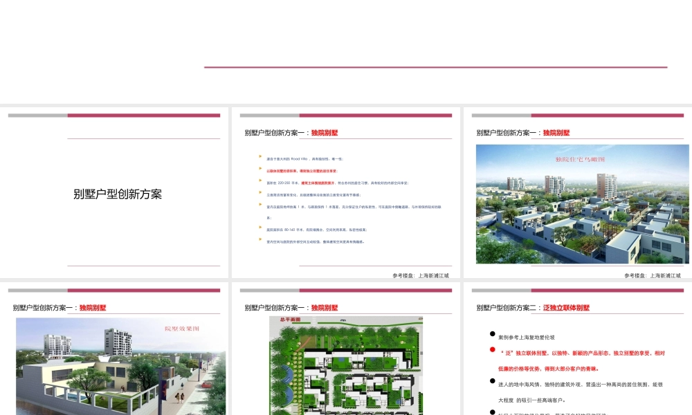 世联_别墅户型创新专题研究_17PPT