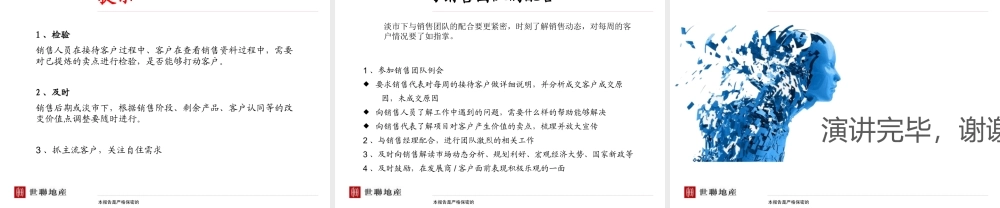 世联_淡市营销_价值点梳理和团队配合_15PPT