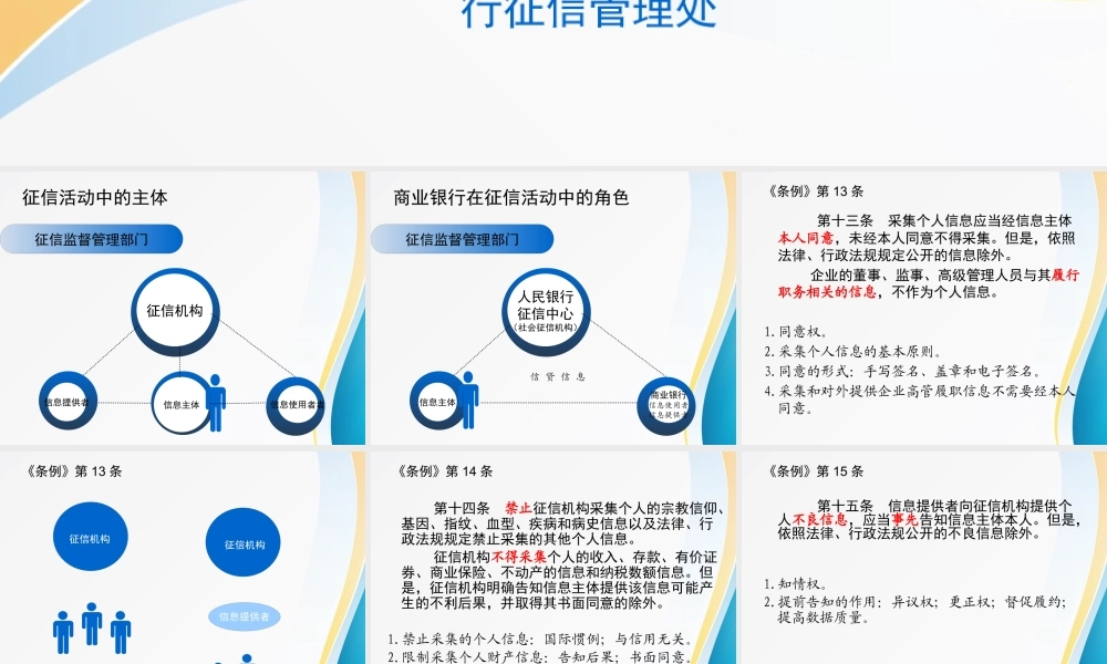 《征信业管理条例》解读业务规则与监管31