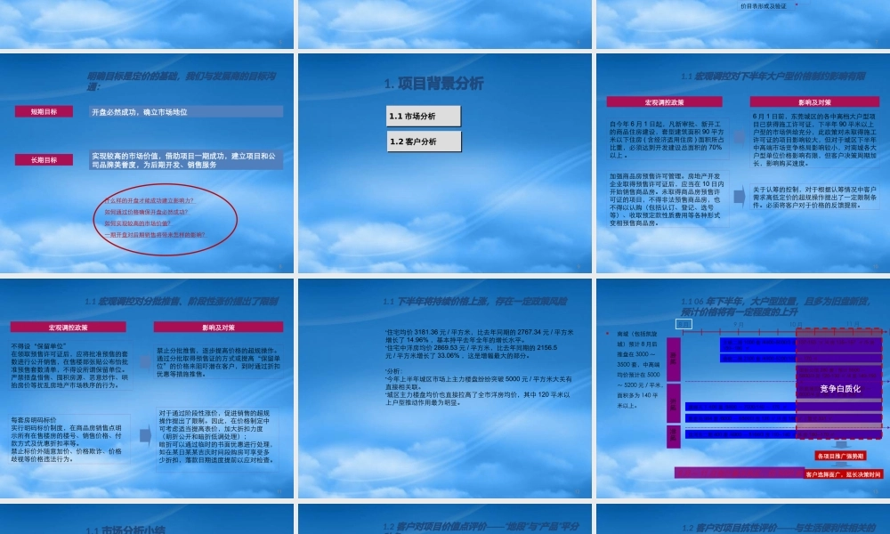 世联_东莞金域中央价格报告_70_别墅_公寓_定价策略