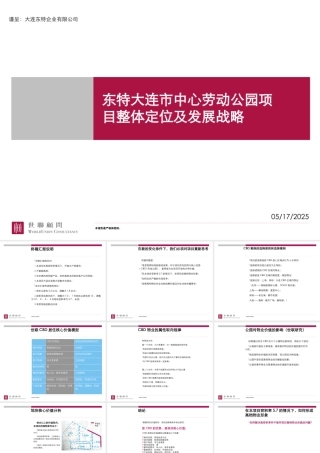 世联_东特大连市中心劳动公园项目整体定位及发展战略_64p