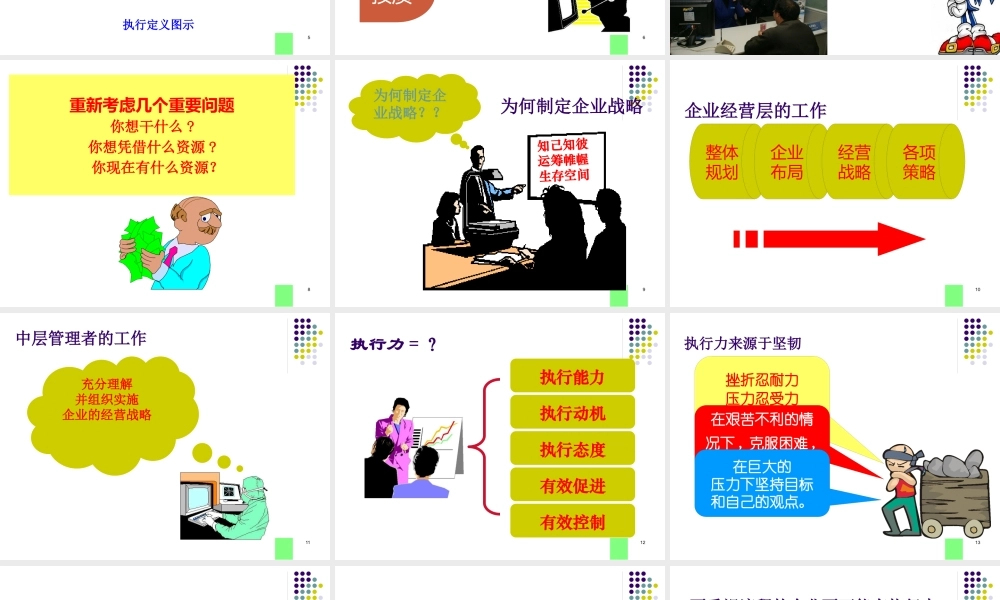 【执行能力-精选讲议】=企业执行力管理之培训课件【P12