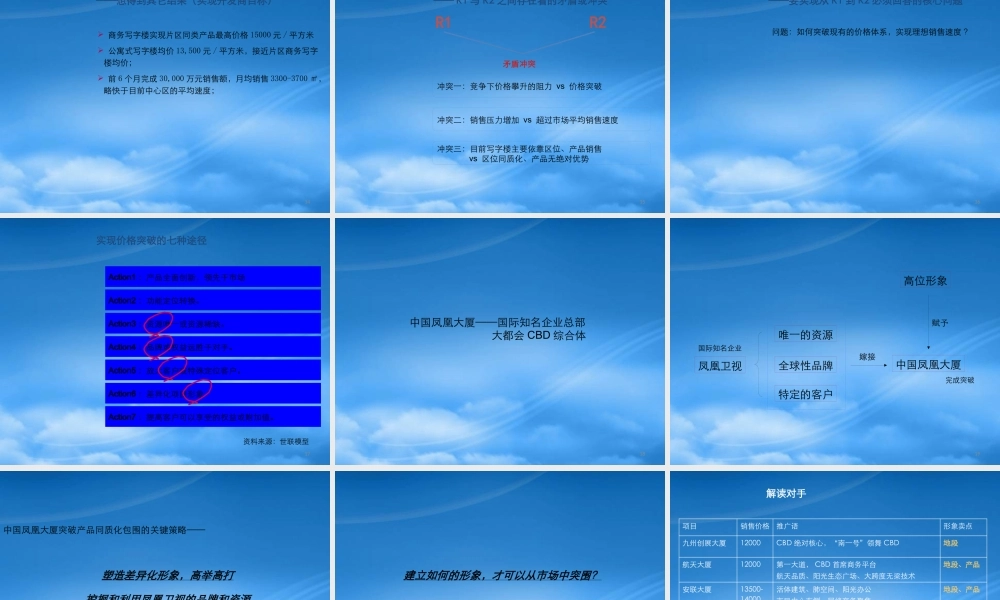 世联_凤凰大厦形象定位及策略