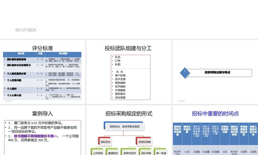 《政府采购招标与应标策略》