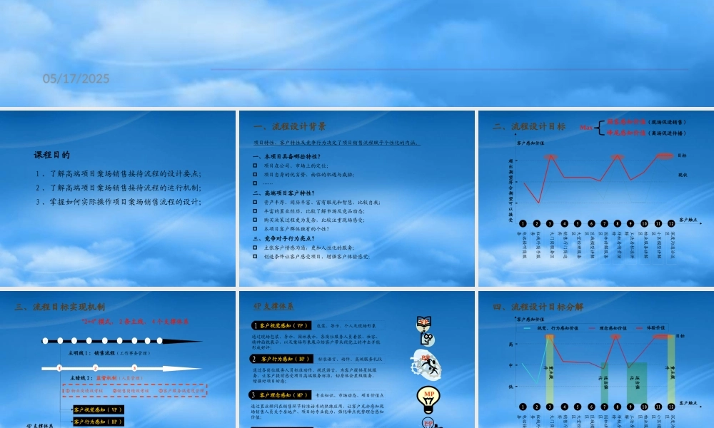 世联_高端项目案场销售接待流程设计_34P