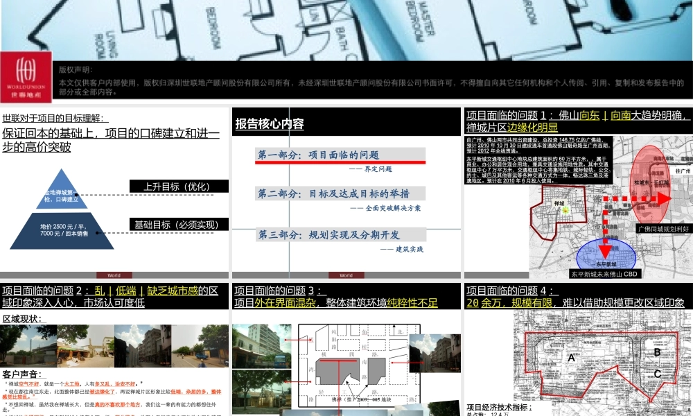 世联_广东佛山金地禅城项目定位策划报告_118页_XXXX年