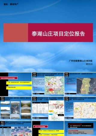 世联_广州花都泰湖山庄项目定位报告_192PPT_XXXX