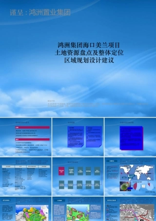 世联_海口鸿洲美兰项目整体定位区域规划设计建议_187PPT