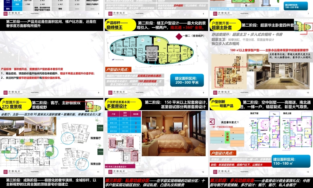 世联_豪宅产品户型发展规律研究_23PPT