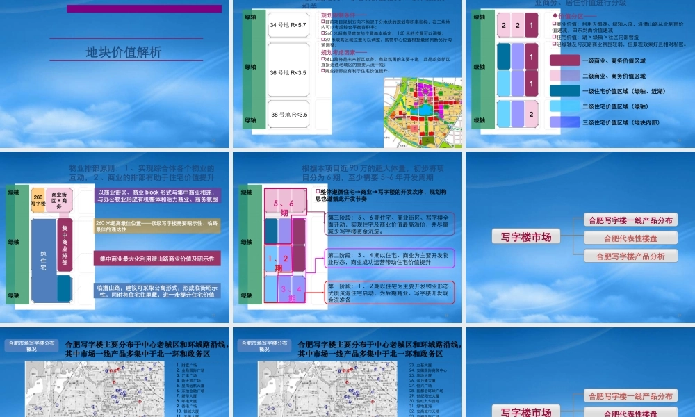 世联_合肥华润绿轴项目占位及定位探讨_34PPT_XXXX年