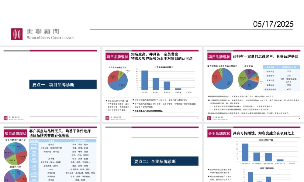 世联_河北唐山新天地项目开发公司诊断沟通小结_80页_XXXX年