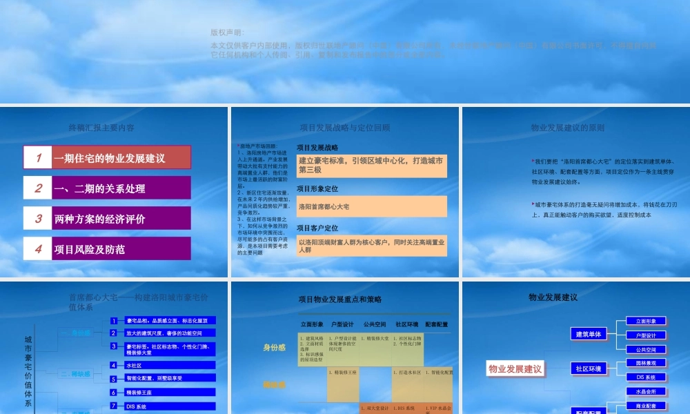 世联_河南洛阳银润置业_中央广场项目终稿汇报稿_121PPT