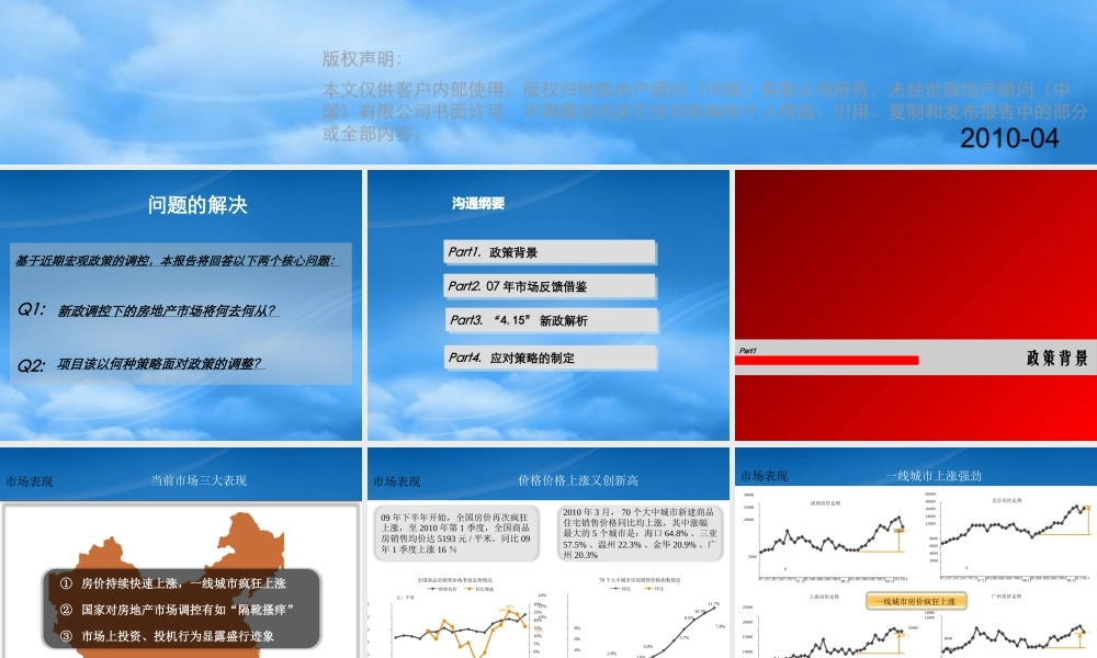 世联_济南银座中心商业综合体项目新政应对策略_45PPT_XXXX年