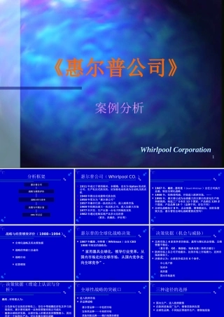 〖企管案例培训〗惠尔普公司案例