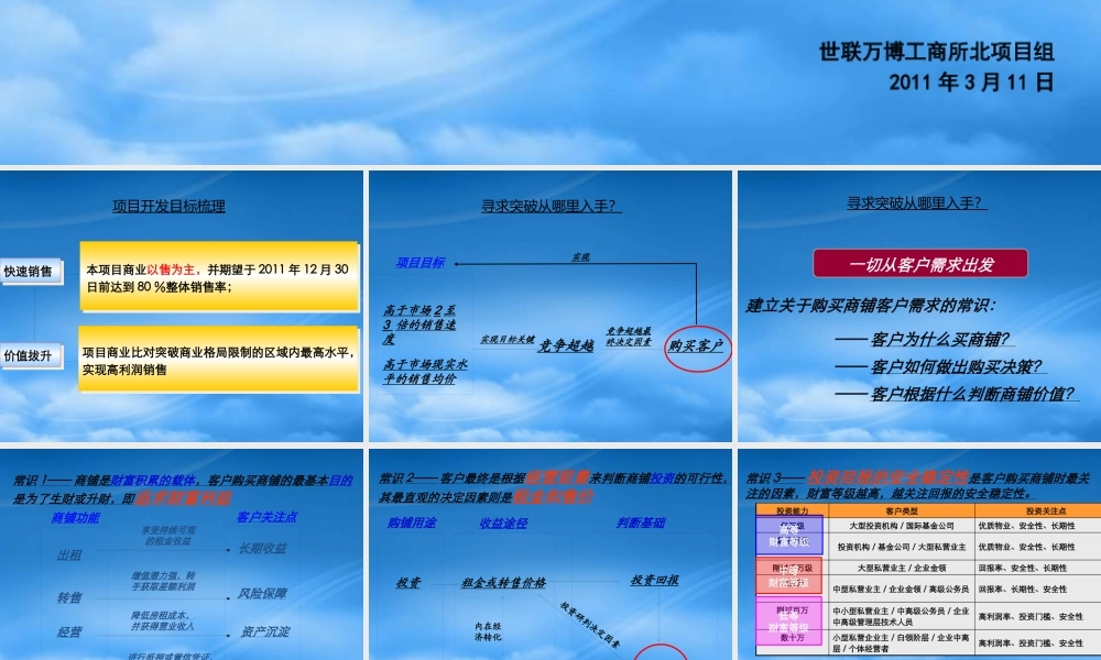 世联_江苏常州万博湖塘工商所项目商业策略总纲_115页_XXXX年