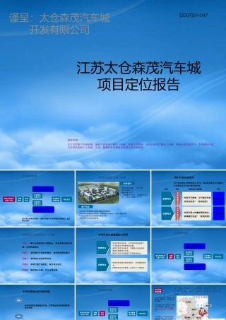 世联_江苏太仓森茂汽车城项目定位报告_144