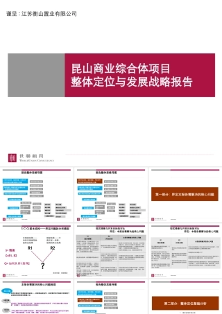 世联_昆山商业综合体项目整体定位与发展战略报告_215PPT