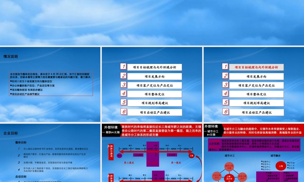 世联_联东集团无锡北塘产业园项目整体定位产品建议_163PPT_XXXX年