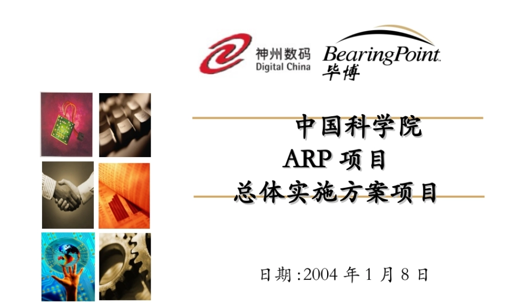 ××ARP项目总体实施方案项目