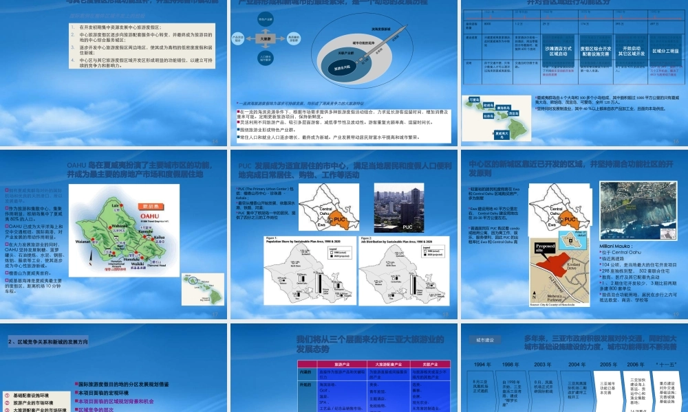 世联_鲁能三亚湾新城项目区域规划方案市场评价及启动策略_151PPT