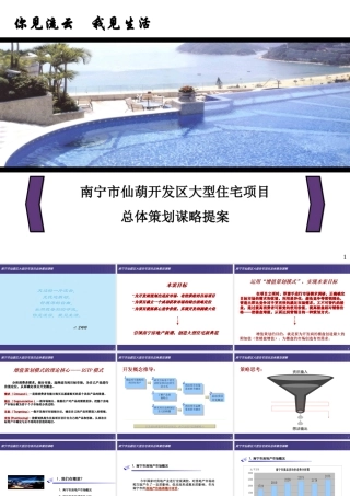 ××大型住宅项目总体策划谋略提案