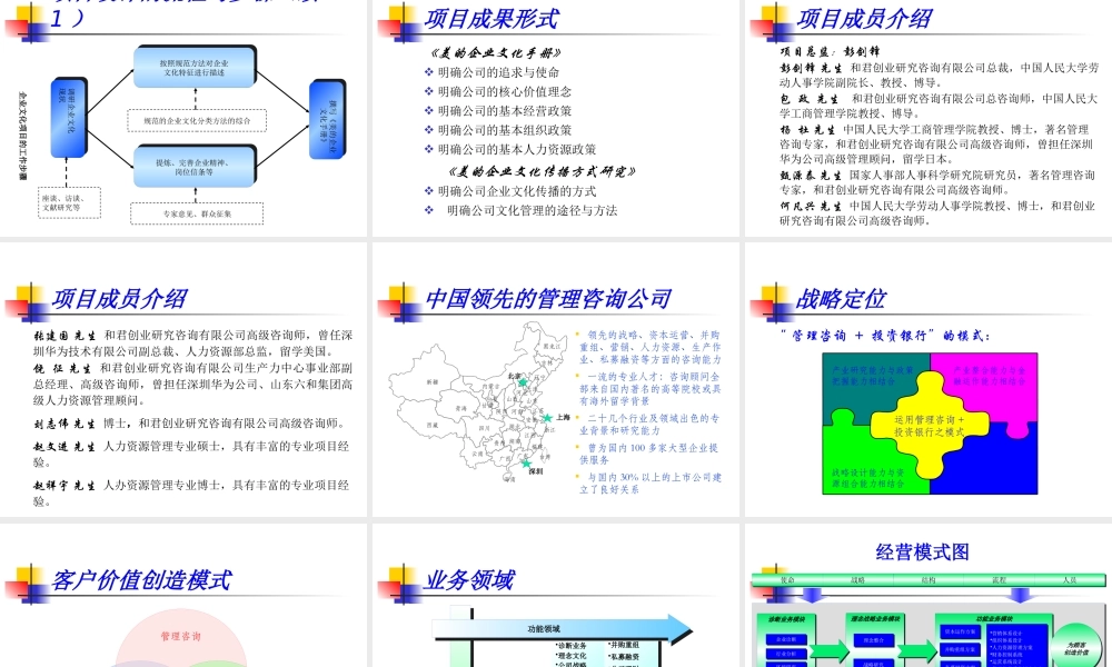 ××的企业文化建设项目建议（PPT 24页）