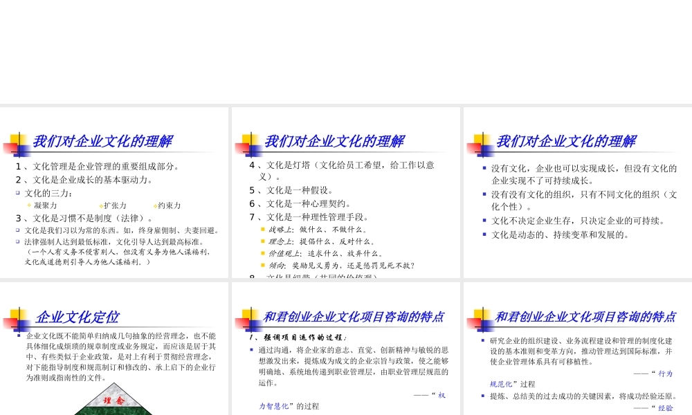 ××的企业文化建设项目建议(ppt24)
