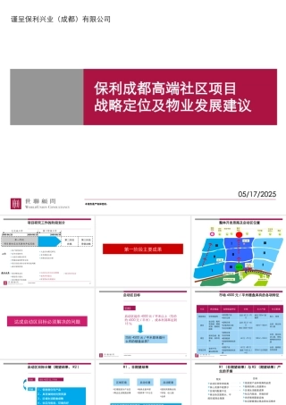 世联_某地产成都高端社区项目战略定位及物业发展建议_132PPT
