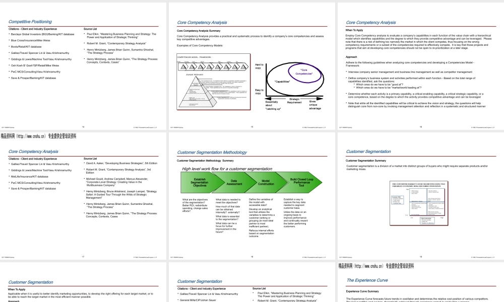 ××的战略分析框架（英文PPT99页）