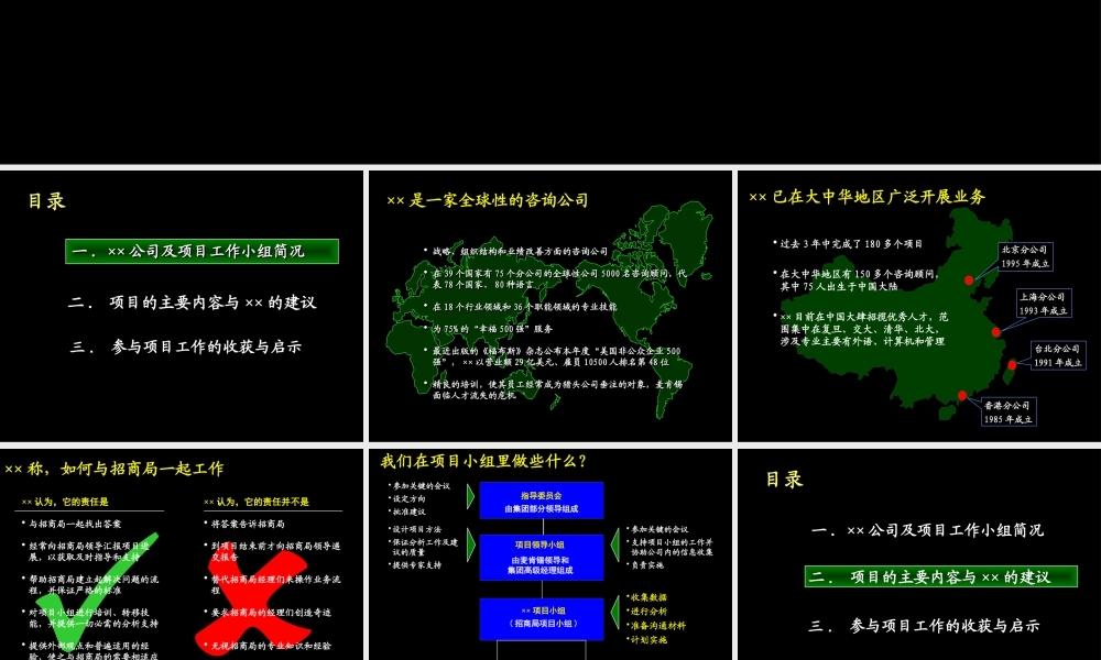 ××公司管理咨询的标准流程