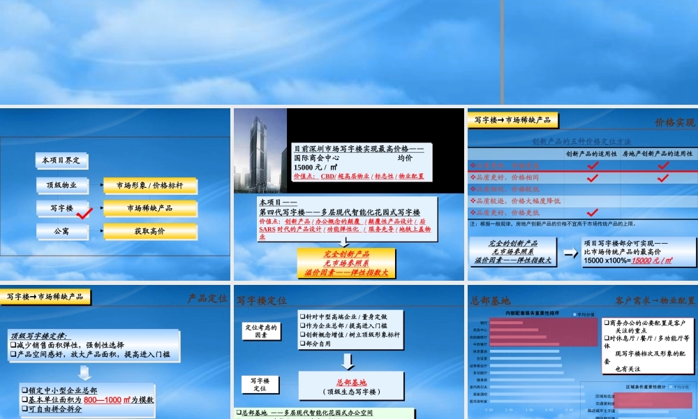 世联_深圳_益田假日广场综合体项目定位报告_71PPT