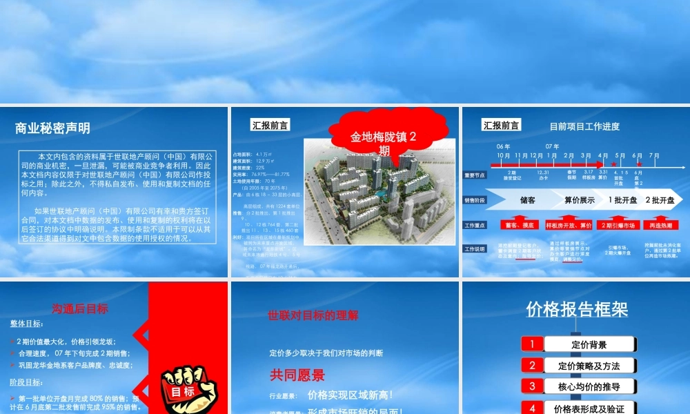 世联_深圳金地梅陇镇2期价格策略报告_93PPT_经典
