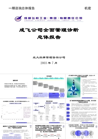 ××公司全面管理诊断总体报告