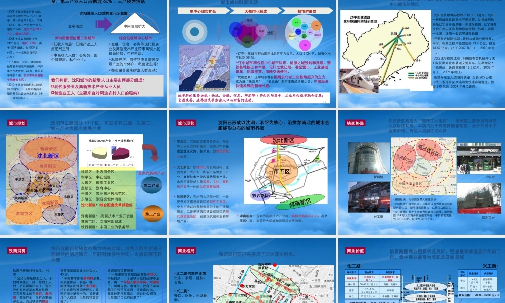 世联_沈阳铁西红星美凯龙商业项目整体定位报告_151PPT_XXXX年