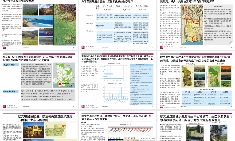 世联_生态城市发展策略案例_41PPT